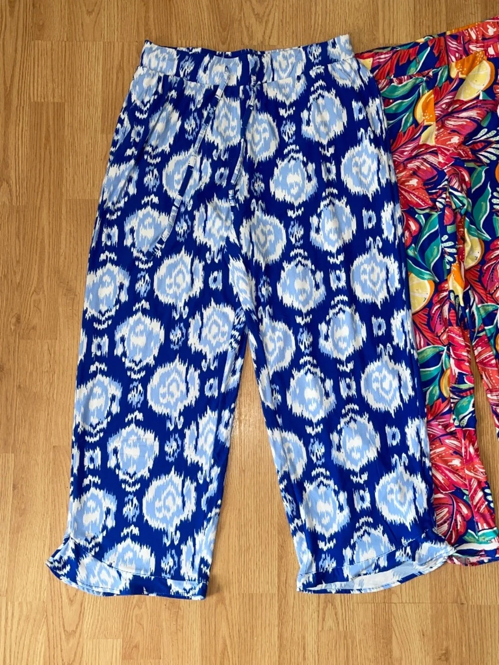 Crown & Ivy Bundle Pull On Loose Fit Ankle Palazzo Pants Size Large